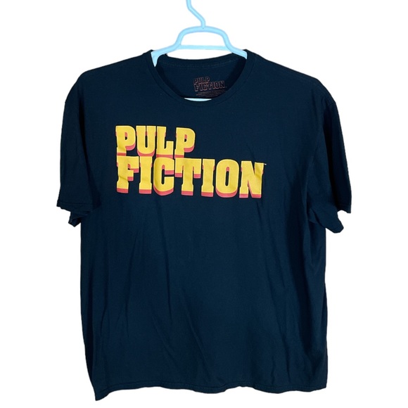 pulp fiction Other - Pulp Fiction Movie Promo T-shirt Mens 2XL Black Modern Classic Cinema Movies